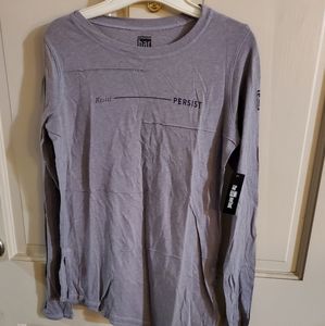NWT The Bar Method Gray Medium Top. M.